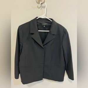 Talbots suit jacket size 16 black.